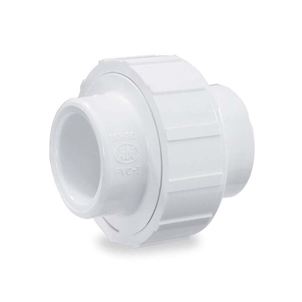 Thrifco Plumbing 1-1/4 Inch Slip x Slip PVC Union SCH 40 8114970 - main